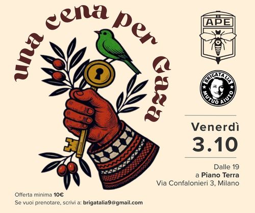 Una cena per Gaza