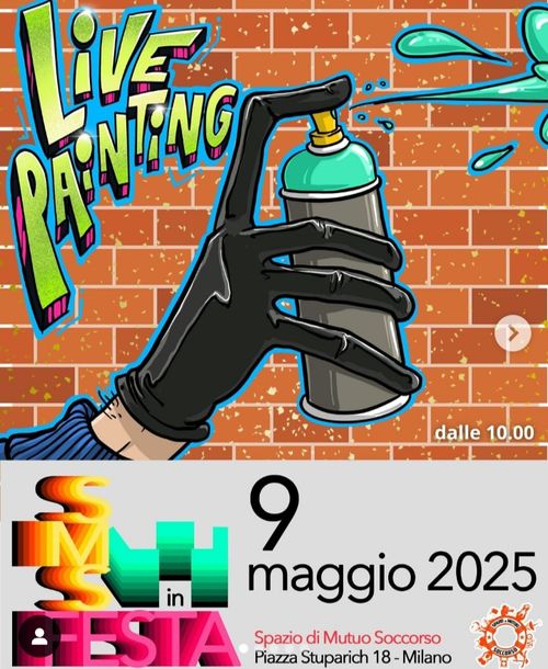 Live painting & Murales - SMS in festa