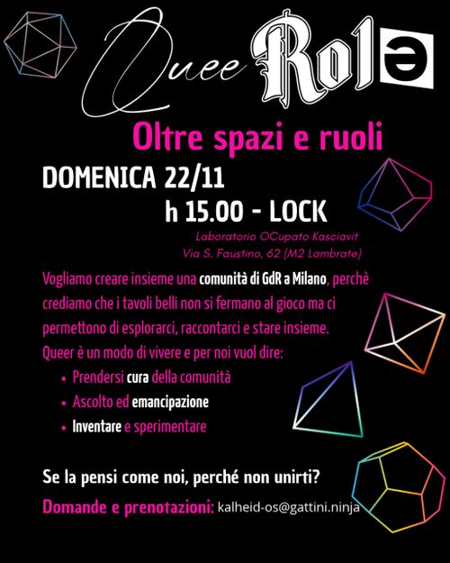 QueeRolə - Oltre spazi e ruoli normati