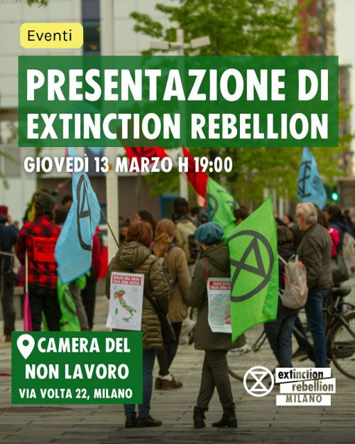 Presentazione di Extinction rebellion 