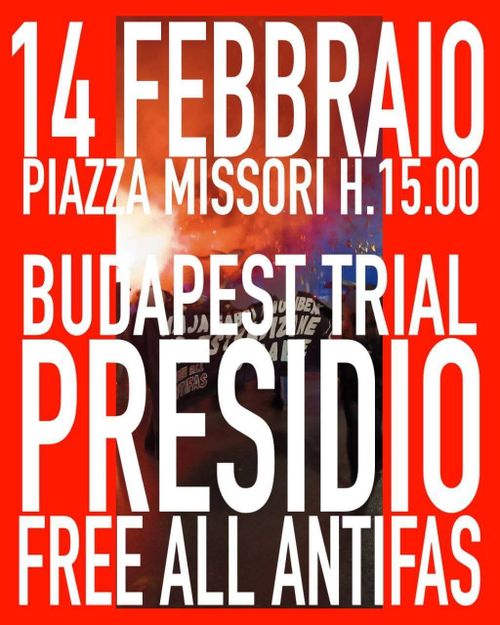 Presidio Fre All Antifas @ Consolato ungherese 