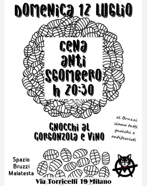 CENA ANTISGOMBERO