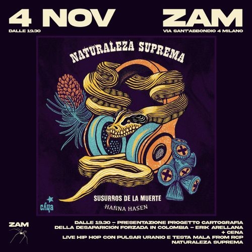 NATURALEZA SUPREMA LIVE: serata con presentazione, cena e live hip hop 🔥🎤