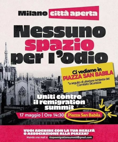 Uniti contro il Remigration Summit 