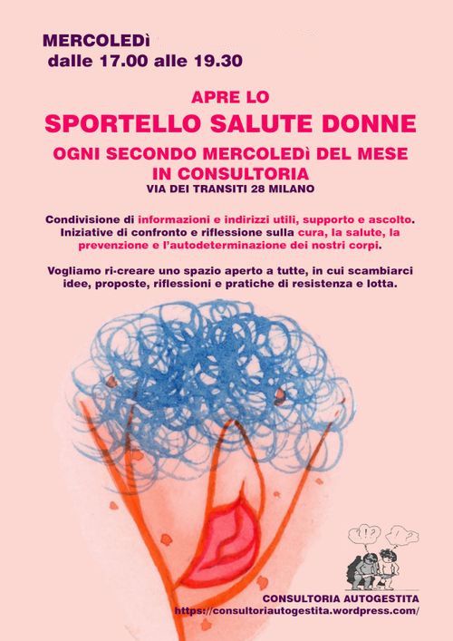 in CONSULTORIA, SPORTELLO SALUTE DONNE