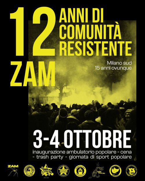 ❤️‍🔥 12 ANNI DI COMUNITÀ RESISTENTI in Chiesa Rossa-Stadera