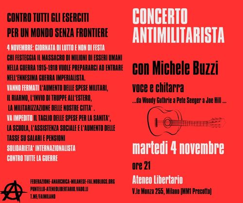 Concerto antimilitarista