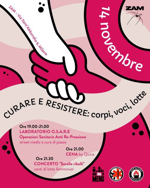 🤝CURARE E RESISTERE: corpi, voci e lotte🤝