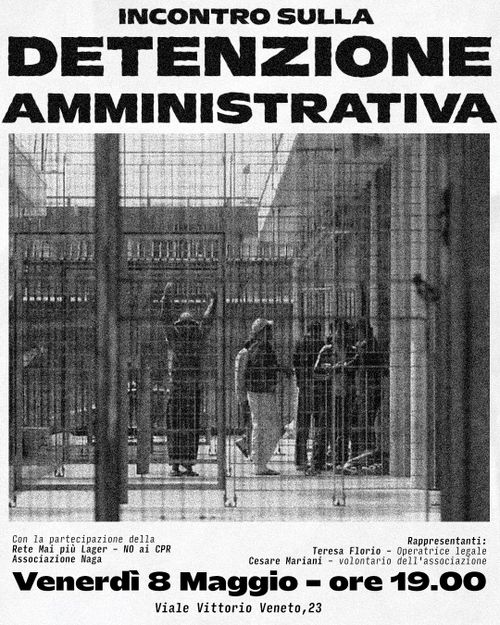 INCINTRO SULLA DETENZIONE AMMINISTRATIVA