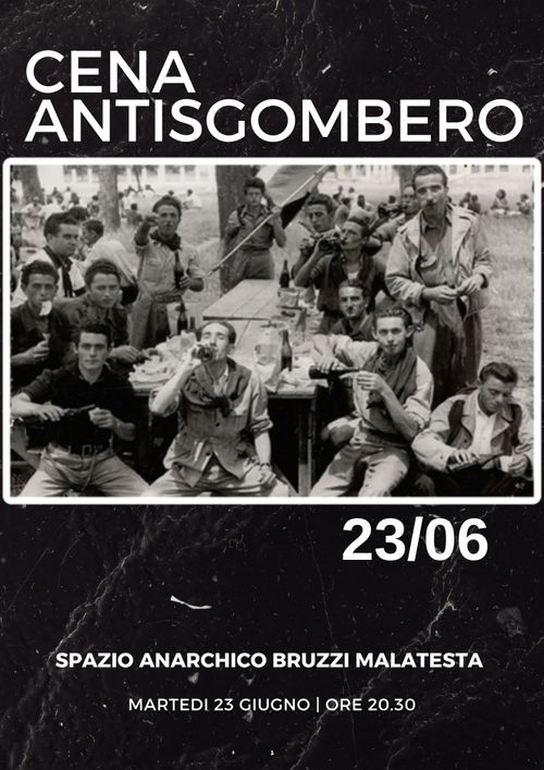 CENA ANTISGOMBERO