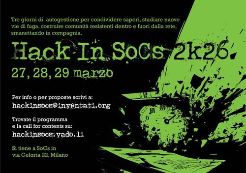 Nella locandina si vede un orologio distrutto a terra ed informazioni sull'evento