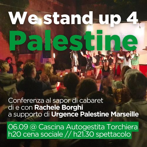 We stand (up) for Palestine, con Rachele Borghi