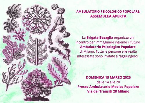 Ambulatorio Psicologico Popolare - Assemblea Aperta