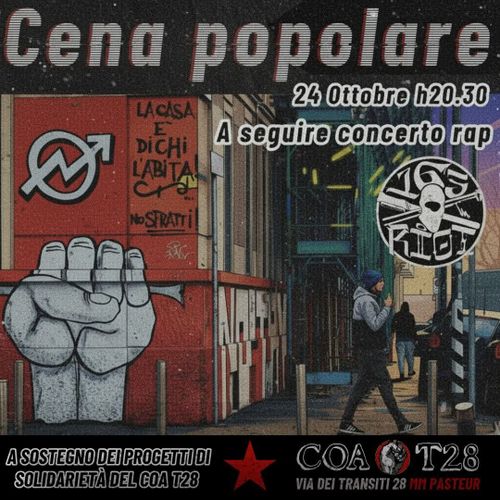 CENA popolare con LIVE rap - 165 Riot