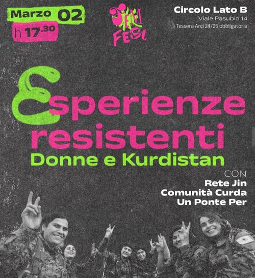 Esperienze resistenti - Donne e Kurdistan