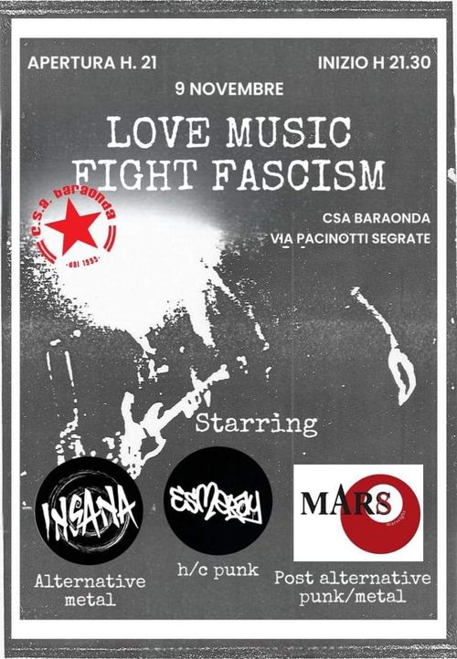 Love music fight fascism