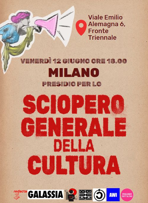 Presidio per lo Sciopero della cultura