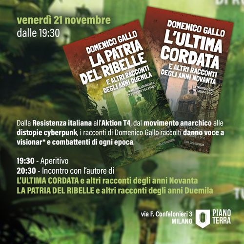 Nico Gallo presenta le due antologie dei suoi raconti di fantascienza