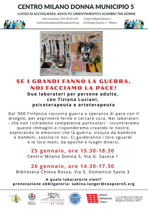 Se i grandi fanno la guerra, noi facciamo la pace!