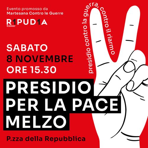 Presidio per la pace - Melzo