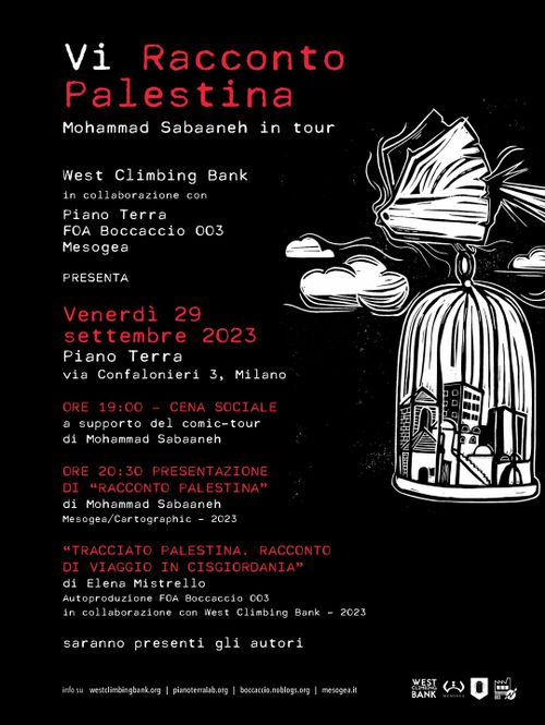 "Racconto Palestina", presentazione con l'autore Mohammed Sabaaneh