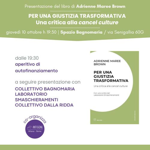 Presentazione di "Per una giustizia trasformativa"