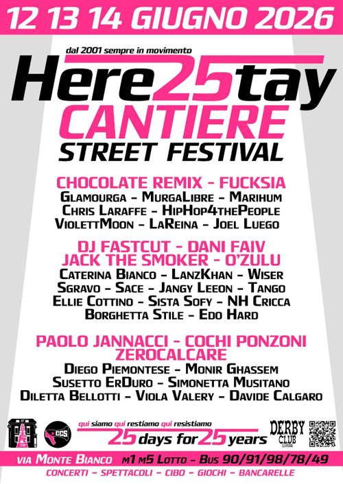 Here25tay - Festa per i primi 25 anni del Cantiere
