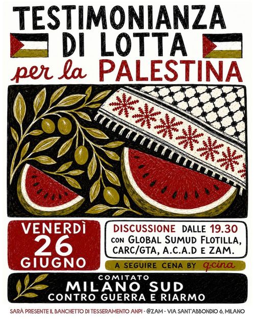 🇵🇸 TESTIMONIANZE DI LOTTA PER LA PALESTINA 🇵🇸 