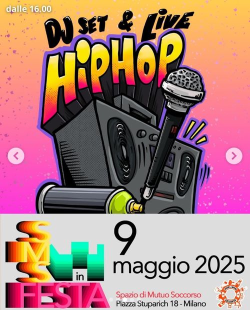 Hip-hop, Jam & Live - SMS in festa