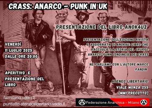 Crass: anarco - punk in uk