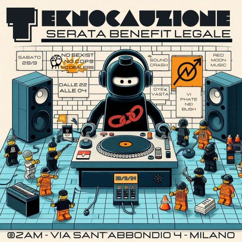 🔥🛠️ TEKNOCAUZIONE - serata benefit legale 🛠️🔥