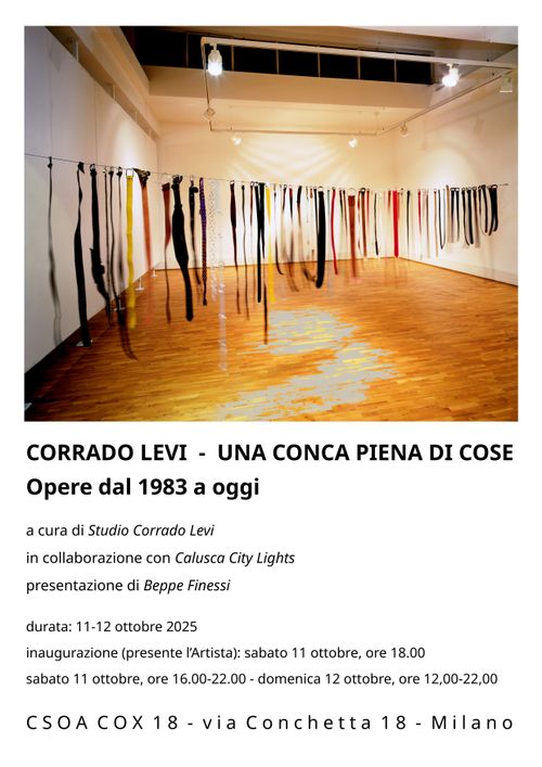 CORRADO LEVI - UNA CONCA PIENA DI COSE