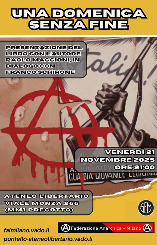 UNA DOMENCA SENZA FINE - presentazione del libro