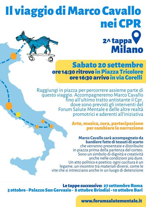 In viaggio di Marco Cavallo