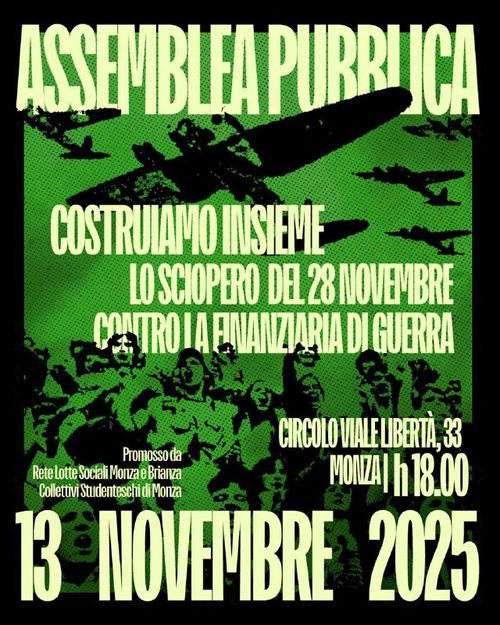 ASSEMBLEA PUBBLICA verso lo sciopero del 28 novembre