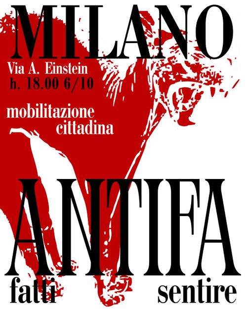 Mobilitazione studentesca Antifa