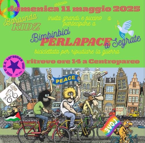 Biciclettata per ripudiare la guerra
