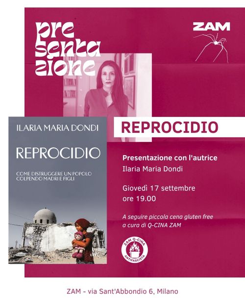 📚 Presentazione del libro REPROCIDIO con l'autrice 📚