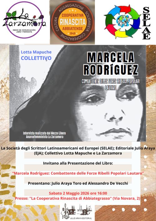 MARCELA RODRIGUEZ combattente delle Forze Ribelli Popolari Lautaro