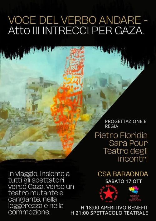 Voce del verbo andare - Atti III intrecci per Gaza 
