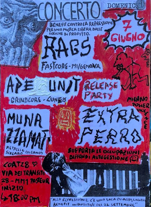 MATINÉE BENEFIT CONTRO LA REPRESSIONE 