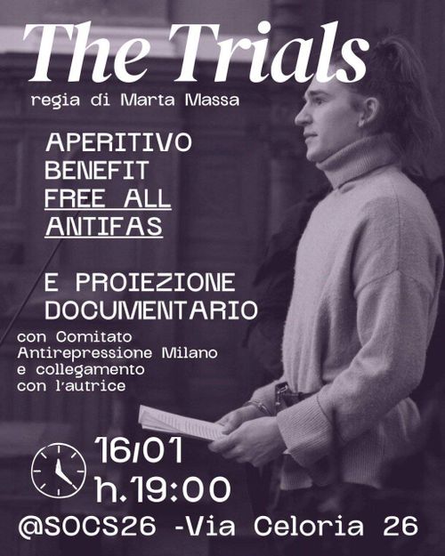 The Trials - Aperitivo benefit FREE ALL ANTIFAS