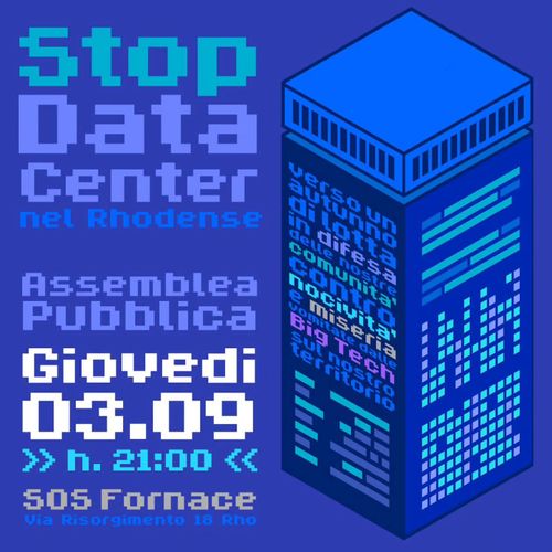 Stop data center nel Rhodense!