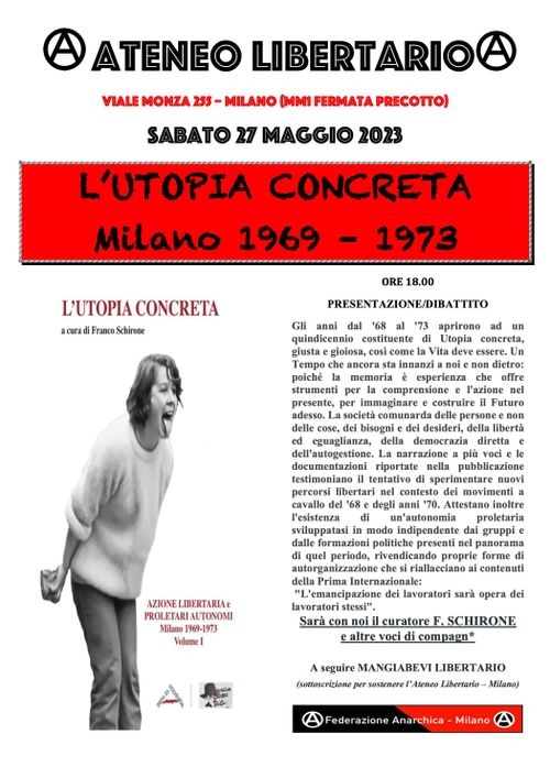 L'utopia concreta - Milano 1969-1973