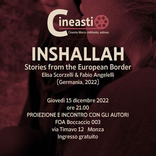 CineastiO: INSHALLAH – Stories from the European border