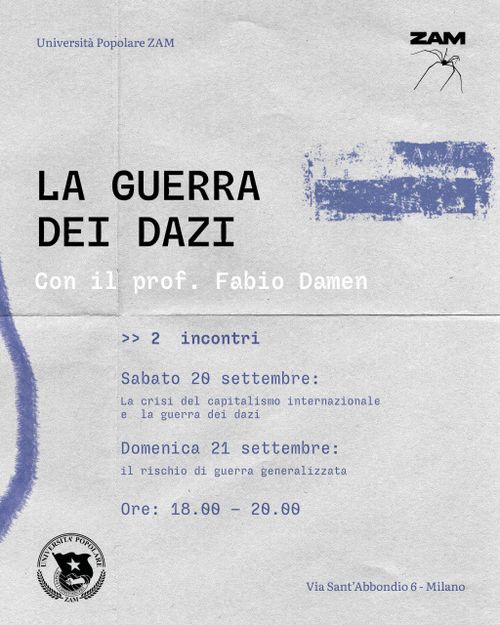 📚 LA GUERRA DEI DAZI - seminari a cura di Fabio Damen
