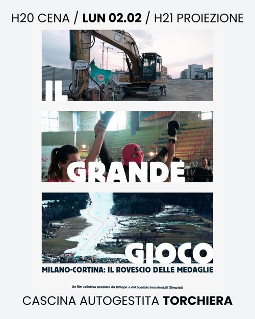 Il grande gioco. Cena con proiezione