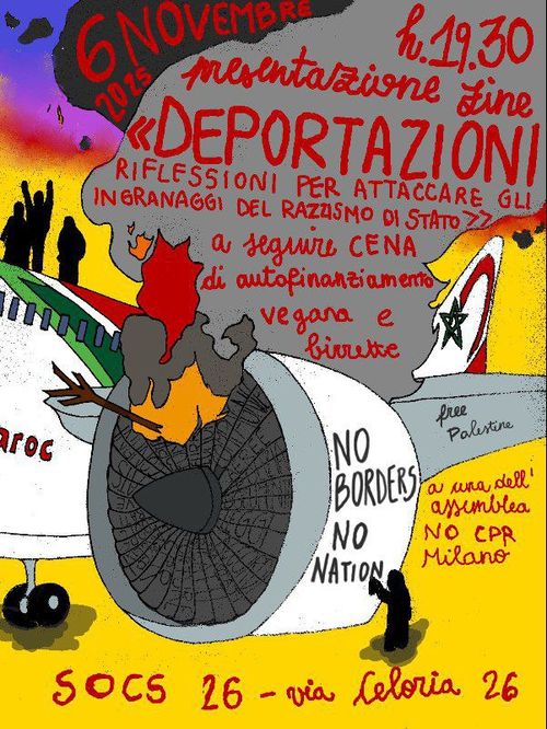 Presentazione Opuscolo Deportazioni - Assemblea No CPR Milano