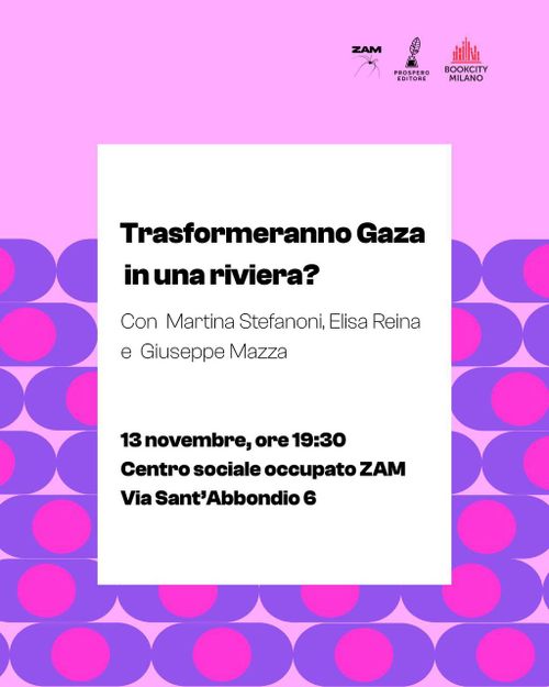 📚 TRASFORMERANNO GAZA IN UNA RIVIERA? 📚