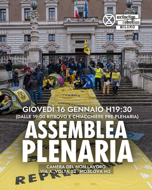 Assemblea plenaria (aperta) di Extinction Rebellion Milano